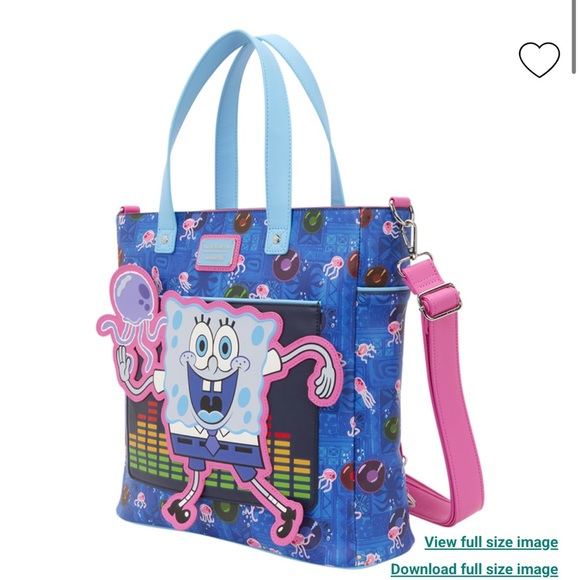 Loungefly Nickelodeon Spongebob Jelly Dance Tote Bag (BAM Exclusive) - Picture 2 of 7